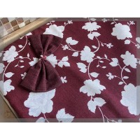 Copriforno con tasca +coprifornelli cucina moderna fiori fiocco grigio bordeaux marrone