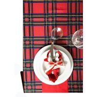 Tovaglia antimacchia TARTAN natale scozzese x 6