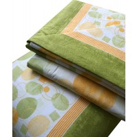 Lenzuola letto matrimoniale flanella BIANCALUNA tramonti ODO