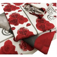 Completo letto matrimoniale cotone 2 piazze stiro facile stampa 3d 2025