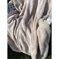 Plaid in pile coperta elegante velluto  Nazareno Gabrielli MORENA