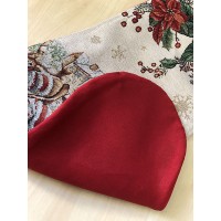 Calza Natale  Befana grande gobelin elegante idea regalo addobbi