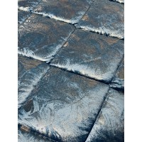 Trapunta invernale matrimoniale tinta unita effetto stamapto oro velluto matrimoniale biancaluna OASY