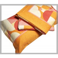 Lenzuola letto matrimoniale FLANELLA BIANCALUNA tramonti AURA