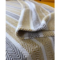 Copriletto matrimoniale modello zara lavorazione Jacquard PADMA