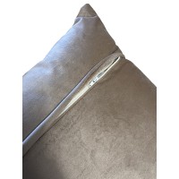 Cuscini arredo in velluto fodere tinta unita sfoderabili con cerniera 50x50 2 PEZZI