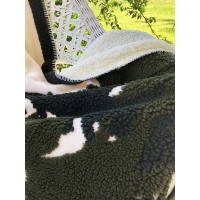 Plaid in pile effetto Lana cotta Foresta Caldo 130 x 160 FODLA