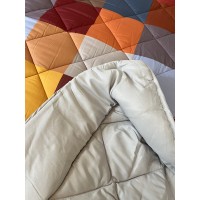 Trapunta autunnale matrimoniale MULTICOLOR mezza stagione mid season CASIA 
