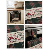 Copriforno natalizio TARTAN gnomi Kokta 