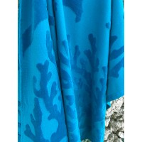 Telo mare  Brez spugna di cotonr velour jacquard corallo a rilievo unisex