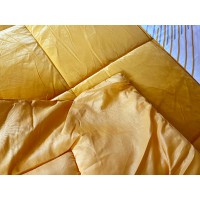 Trapunta invernale matrimoniale in velluto Desdemona tinta unita alto livello calore