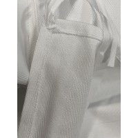 Coprirete piano in cotone spigato artigianale con lacci  i tre campanili Made in Italy