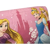 Completo lenzuola principesse in flanella bimba Disney
