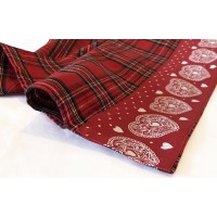 Ranner Natalzio centrotavola Saceda tartan 