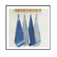 Set strofinacci 4 pz in cotone nido d'ape BOLLYWOOD moderni assorbenti