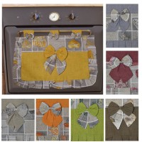 Copriforno copri forno cuore lungo shabby lavabile SG