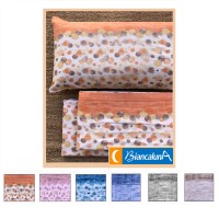 Completo lenzuola letto SINGOLO un posto Flanella BIANCALUNA made in Italy Inverno 2024