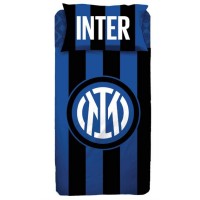 Completo lenzuola Inter ufficiale letto singolo puro cotone