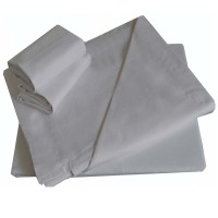 Completo letto lenzuola hotel B&B Bianco cotone Forniture alberghiere