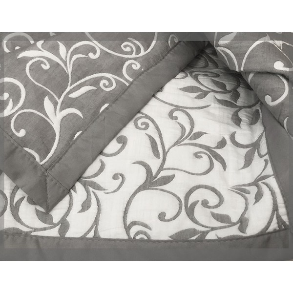 Coperta copriletto matrimoniale soffice jaquard double face Ambra moderno  elegante :: Easy Home Store