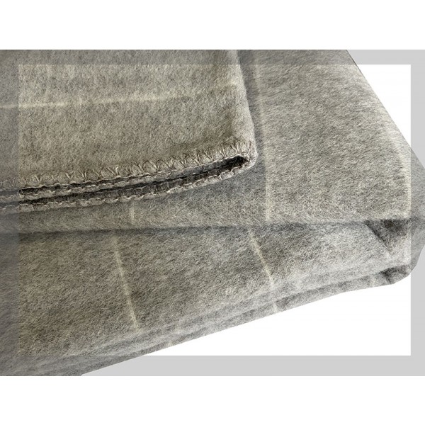 Coperta Lana/ Plaid MOHAIR per letto matrimoniale Made in Italy