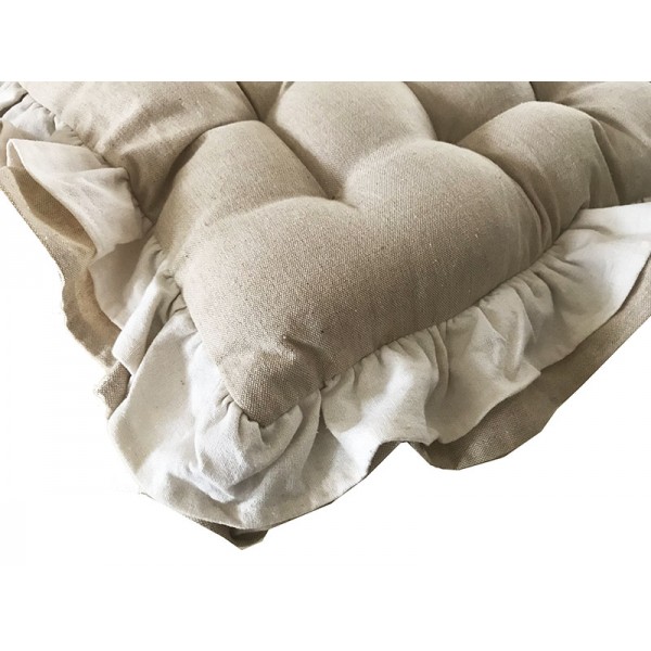 Cuscino Arredo Cuscini Cucina Con Volant Cuscino Per Sedia Con