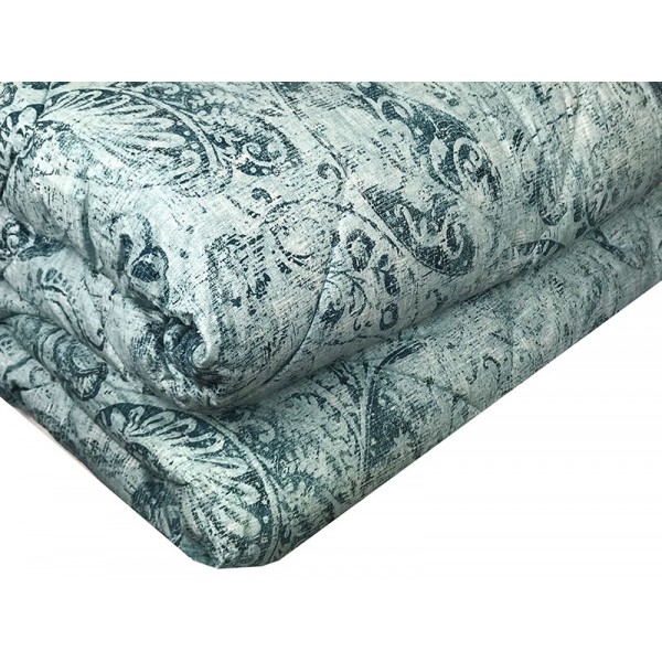 Trapunta Invernale Matrimoniale Caleffi Belfiore Piumone In Raso Jacquard Fantasia Floreale