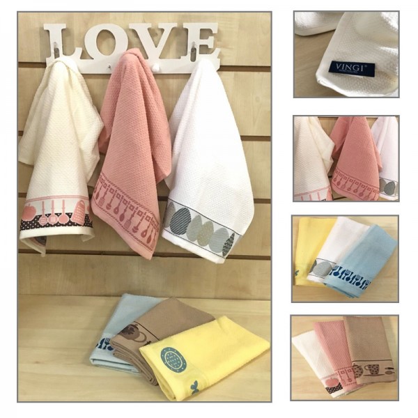 Intimo E Arredo Casa | Strofinacci 6 Pezzi, Canovacci 50x70 Cm. In Spugna Di Cotone 100 . By Marina