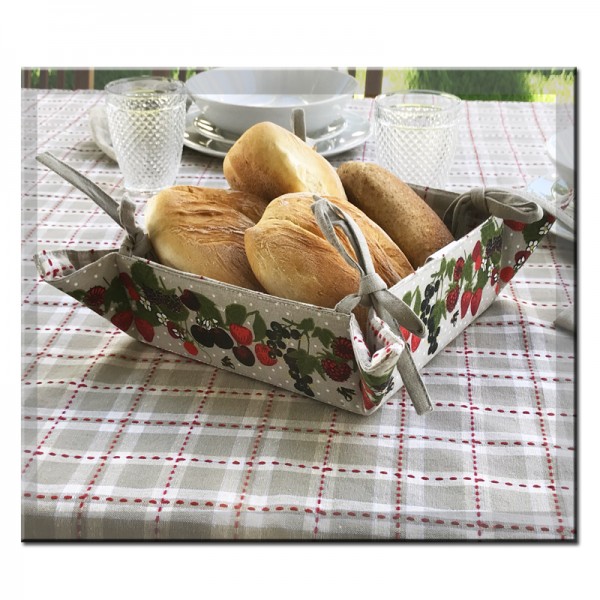 Cestino porta pane Sophie Maison Fruit country centro tavola decorativo ::  Easy Home Store