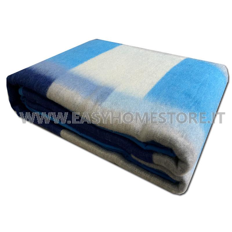 Coperta misto lana matrimoniale New York Made in Italy - Foto 4 di 6