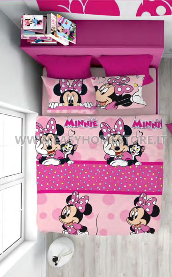 Completo lenzuola singolo Disney cotone minnie topolino spiderman 2025 - Foto 3 di 6