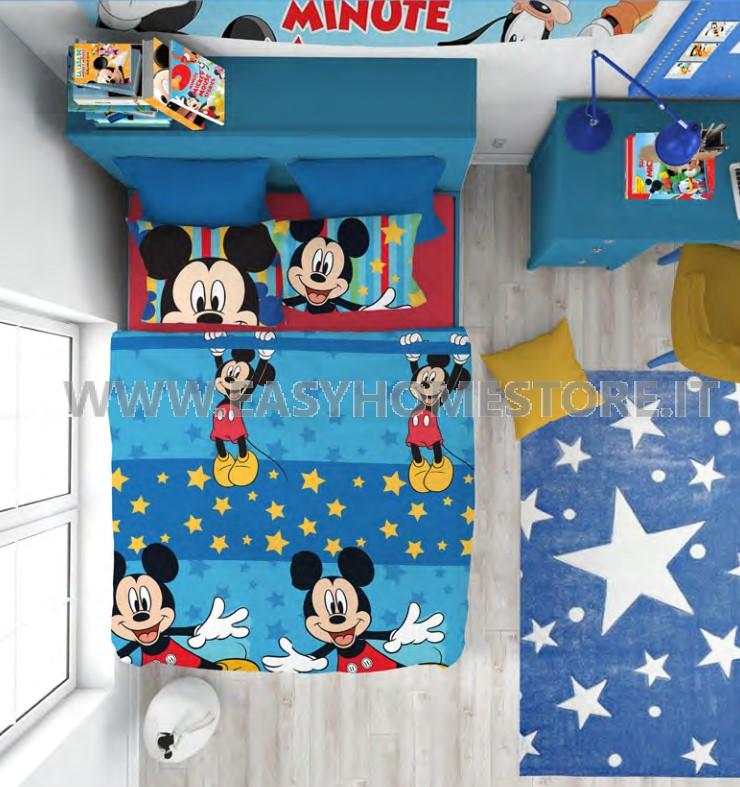 Completo lenzuola singolo Disney cotone minnie topolino spiderman 2025 - Foto 2 di 6